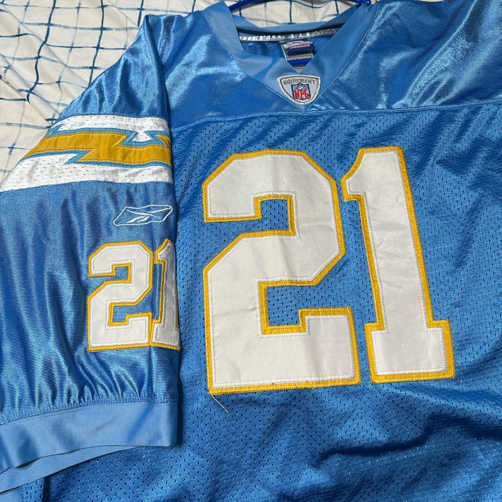 Reebok San Diego Chargers #21 Tomlinson stiched 5XL / 60